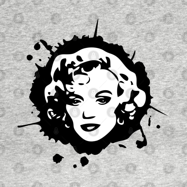 Marilyn | Ink Blot | Pop Art by williamcuccio